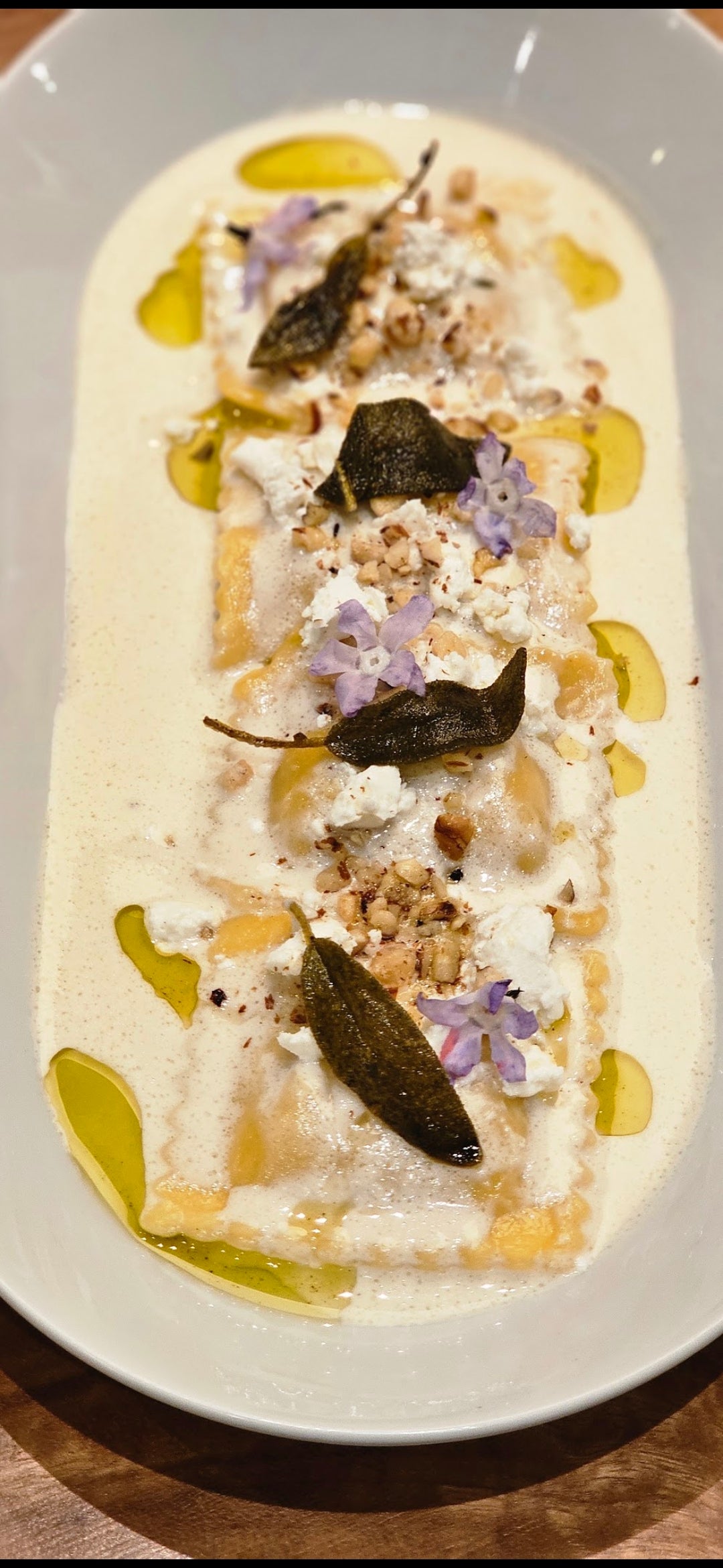 Butternut Squash Ravioli, Appetizer