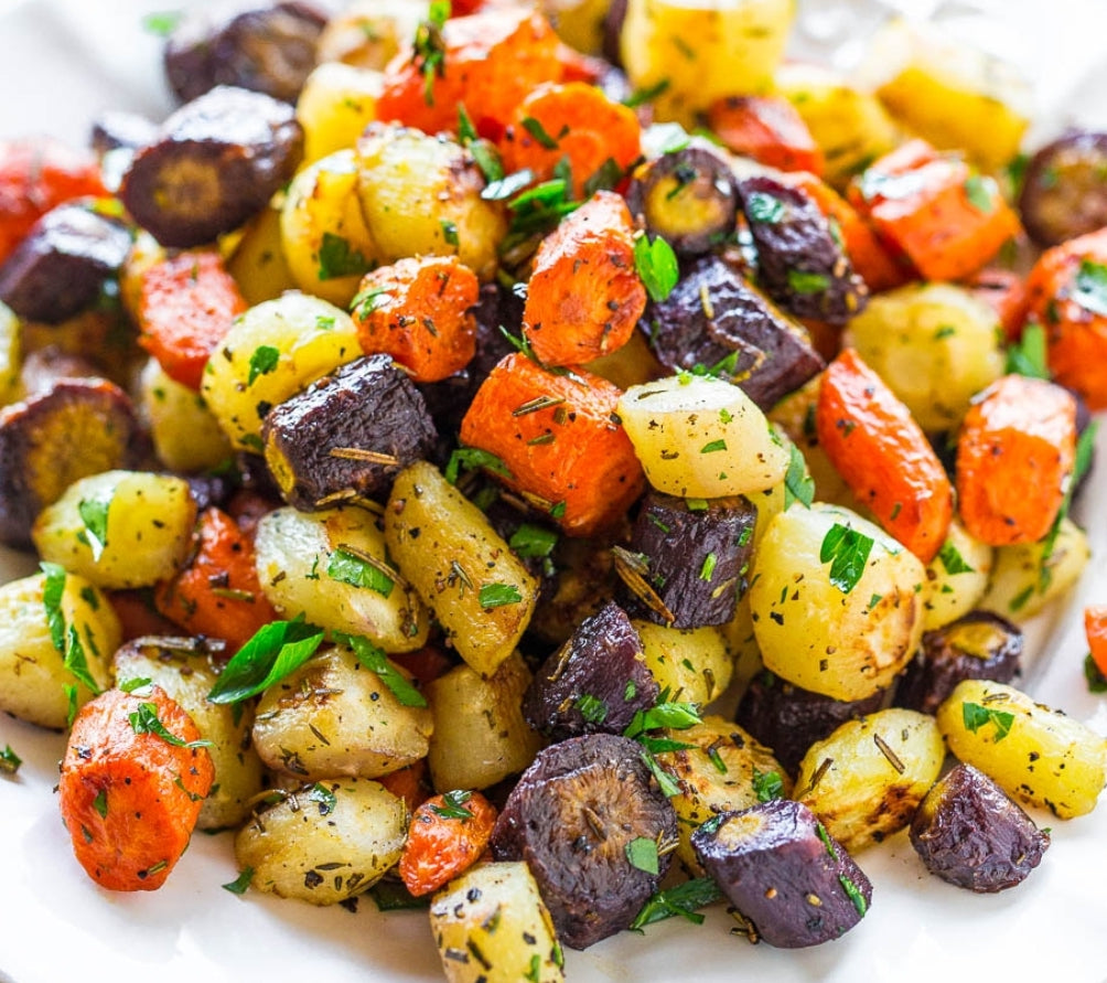 Vegan - Organic Glazed Heirloom Carrots