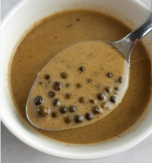 Green Peppercorn, Tarragon & Cognac Steak Sauce, House Made (Meat/Steak)