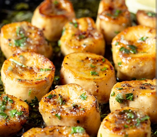 Vegan - King Mushroom "Scallops"