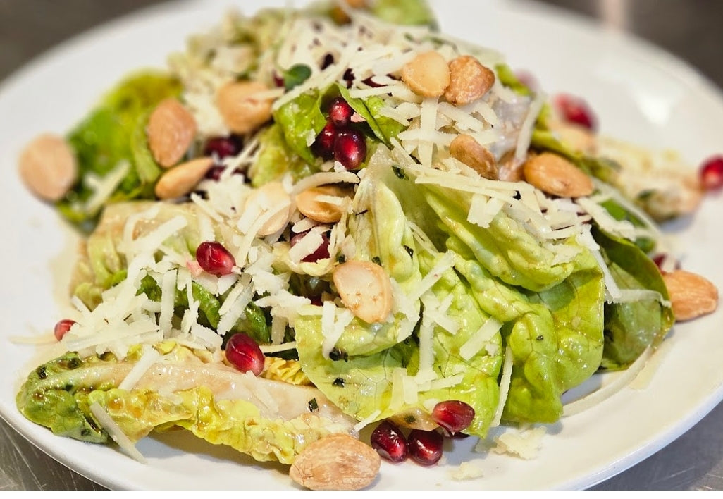 Pomegranate Butter Lettuce Salad