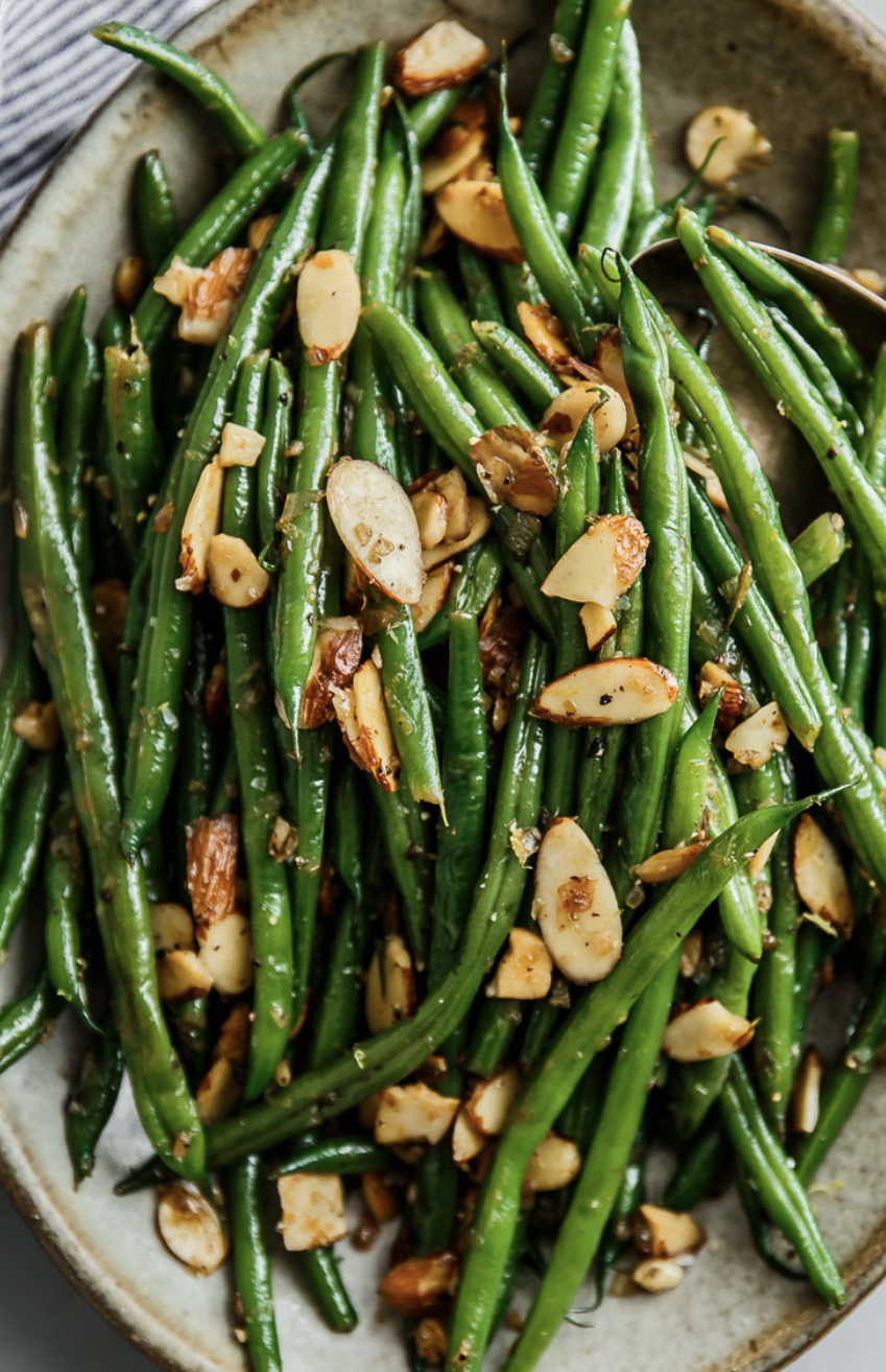 Organic Green Bean Almondine