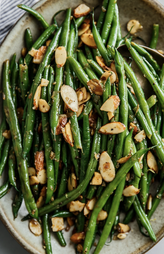 Organic Green Bean Almondine
